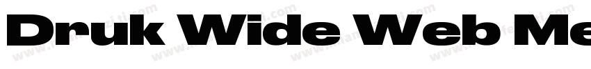 Druk Wide Web Mediu字体转换